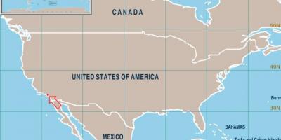 لوس انجلوس في الولايات المتحدة الأمريكية خريطة