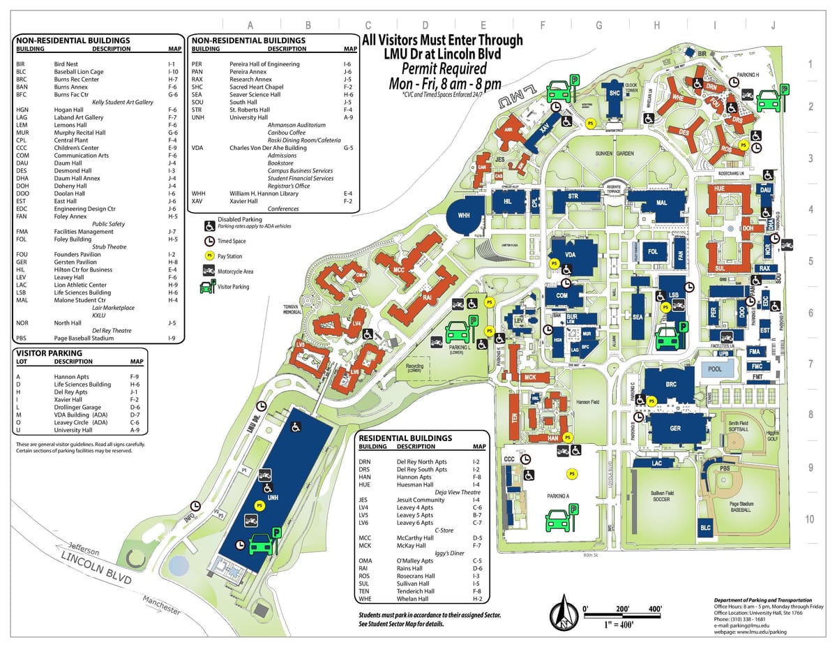 خريطة lmu الحرم الجامعي