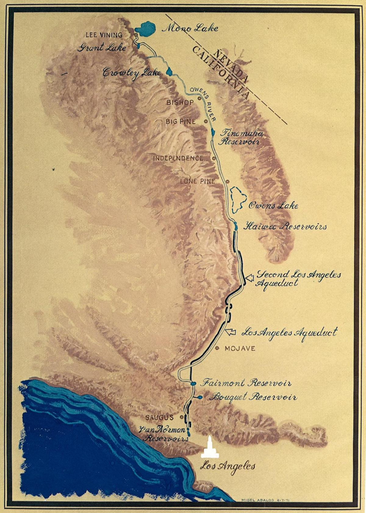 خريطة لوس أنجلوس القناة