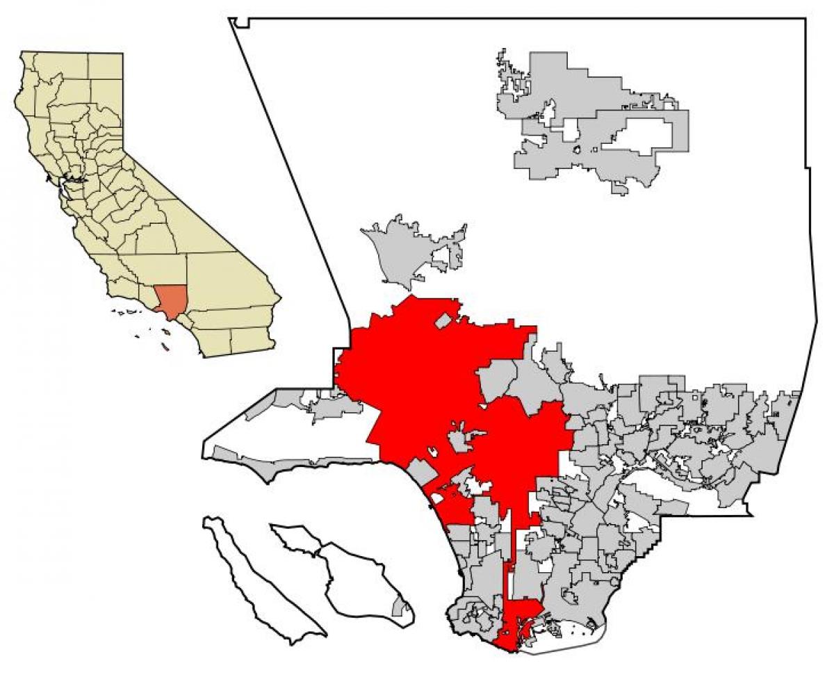 خريطة لوس أنجلوس ناقلات
