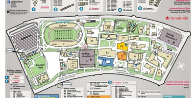 East Los Angeles الحرم الجامعي خريطة