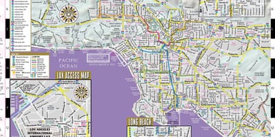 LA street map