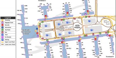 Lax airport terminal خريطة