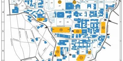الحرم الجامعي في جامعة كاليفورنيا خريطة