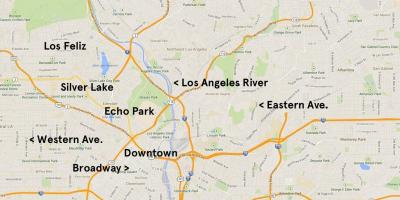 خريطة صدى بارك لوس أنجلوس